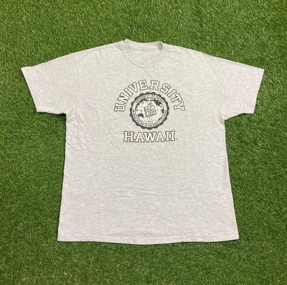 Vintage University of Hawaii T Shirt Tee Size Large L Rainbows