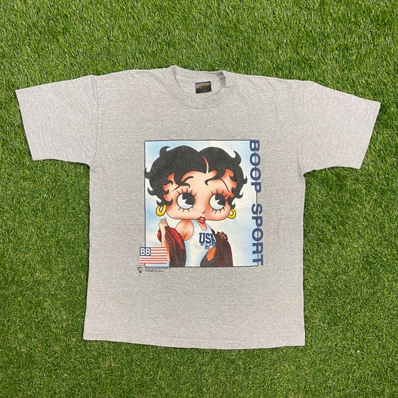 Vintage Betty Boop T Shirt Tee Changes Made USA Size Large L