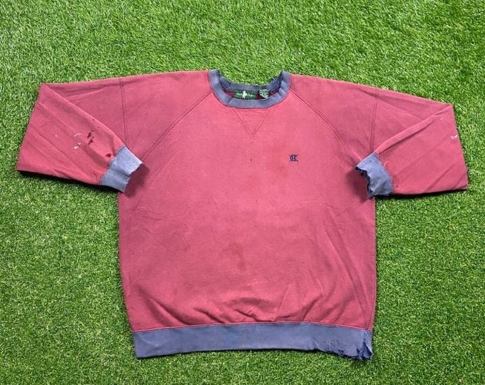 Vintage Hunt Club Crewneck Sweater Size Medium Quality Comfortable Fit Pull Over Oversized