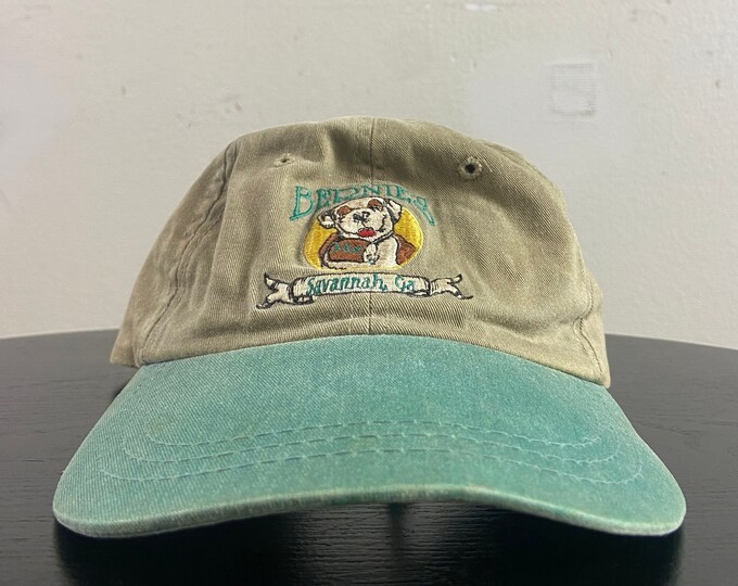 Vintage Bernie's Snapback Hat OSFA Oyster House Savannah Georgia Seafood Restaurant Multicolor Classic Rare Cap 1990s 90s