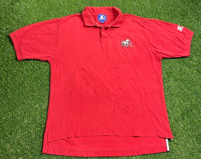 Vintage University of Georgia Bulldogs Polo Shirt Starter Size Xtra Large XL NCAA College Football Athens Atlanta Classic 1990s 90s