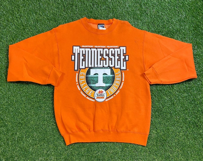 Vintage Tennessee Volunteers Crewneck Sweatshirt Made USA Size Medium M NCAA College Football SEC 1990s 90s Pull Over Oversized
