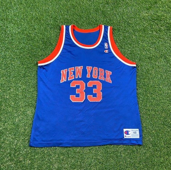 Vintage Patrick Ewing New York Knicks Champion Basketball Jersey