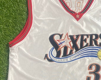 Vintage Philadelphia 76ers Allen Iverson #3 Jersey Reebok