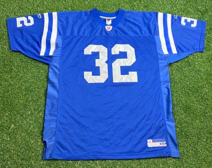 Vintage Indianapolis Colts Edgerrin James #32 Jersey Reebok Size XXL 2XL NFL Football Indiana 00s