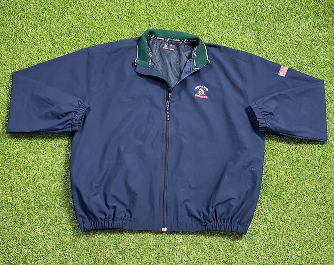 Vintage US Open Golf Windbreaker Jacket Ashworth Size Xtra Large XL Masters Tournament Tiger Woods Light Rain Coat 00s