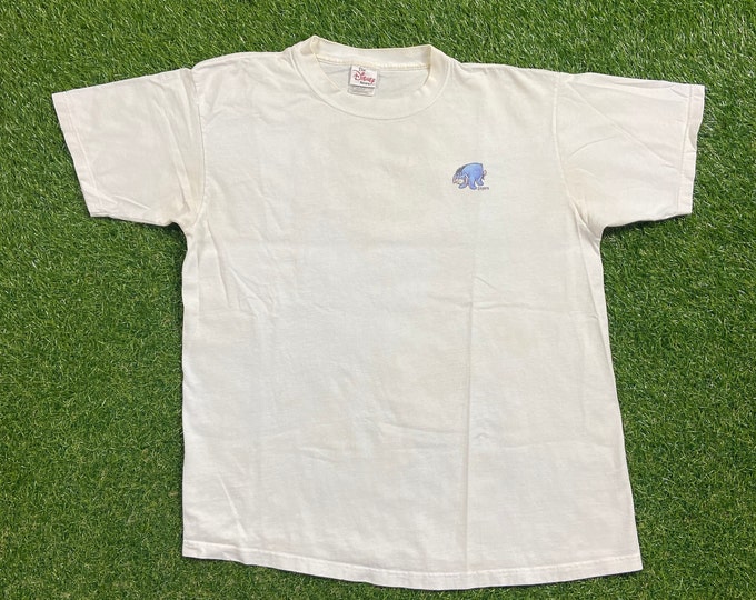 Vintage Eeyore T Shirt Tee Made USA Size Large L Winnie The Pooh Walt Disney World WDW Classic Cartoon Mickey Mouse Pooh 1990s 90s