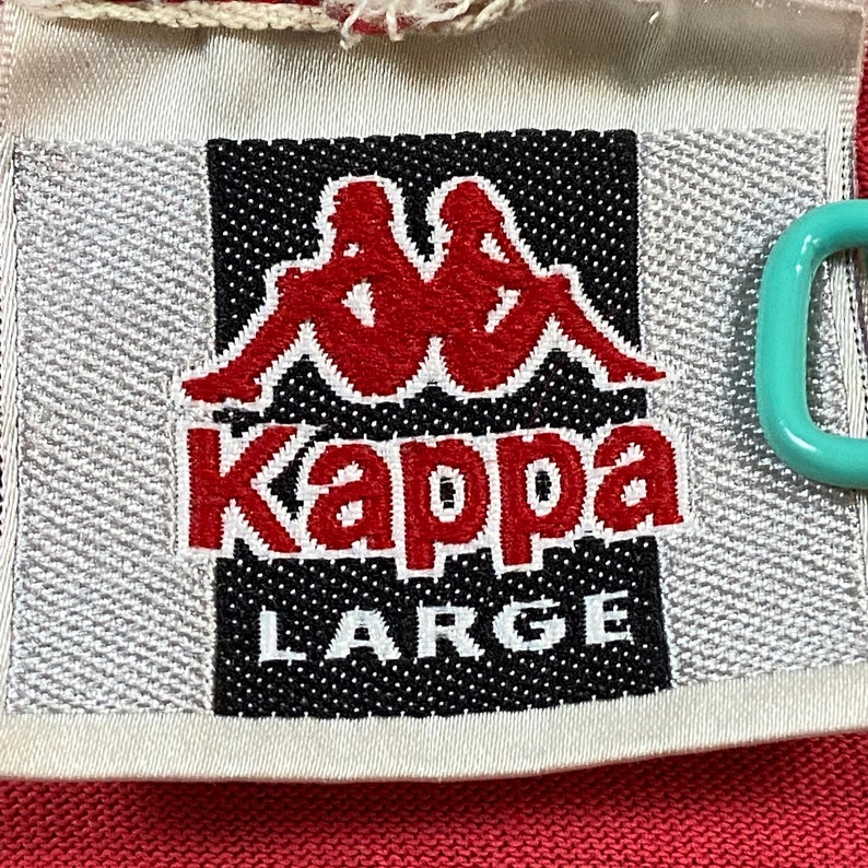 Kappa Label Vintage Kappa Soccer T Shirt Tee Made USA Size Large L Futbol Italy ...