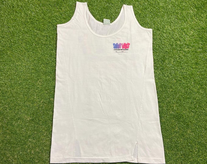 Vintage Senor Frogs Tank Top Shirt Tee Size Large L Franchise Bar Grill Original Location Bar Grill Playa Del Carmen Mexico 1990s 90s