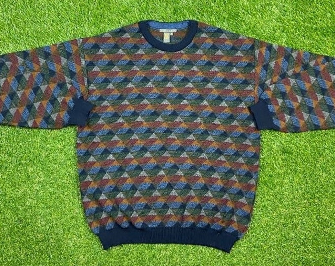 Vintage Library Crewneck Sweater Size Xtra Large XL Quality Warm Winter Fashion Pull Over Oversized 1990s 90s
