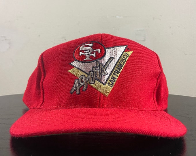 Vintage San Francisco 49ers Snapback Hat OSFA Forty Niners NFL Football California Joe Montana 1990s 90s
