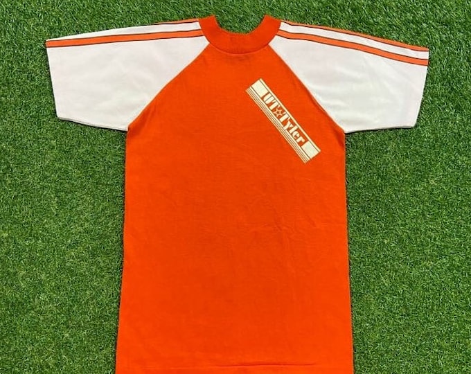 Vintage University of Texas Tyler T Shirt Tee Velva Sheen Made USA Size Small UT Tyler NCAA College Football 1990s 90s