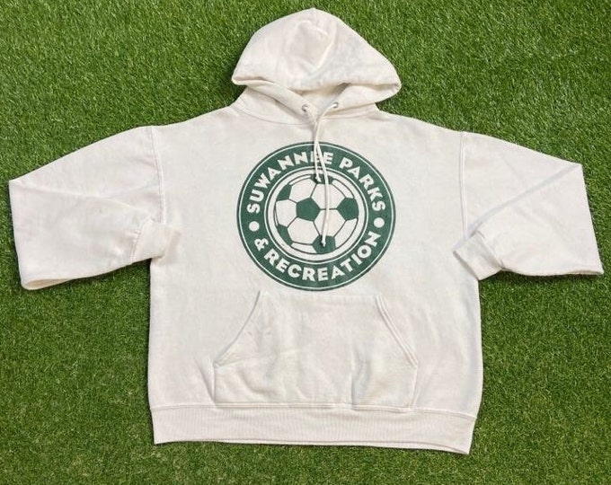 Vintage Suwannee Parks and Recreation Hoodie Sweatshirt Size Large L Florida Quality 1990s Oversized Comfy Great Fit Original 90s Pull Over