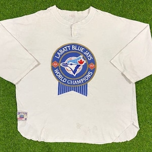 Vintage Toronto Blue Jays 1992 World Champions Half Sleeve Tee Xtra Large MLB Baseball American League Oversized 90s Canada 1990s The 6 XL