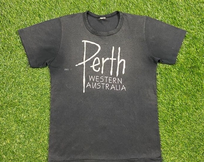 Vintage Perth Western Australia T Shirt Tee Size Small S Capital City Southwest Coast Tame Impala