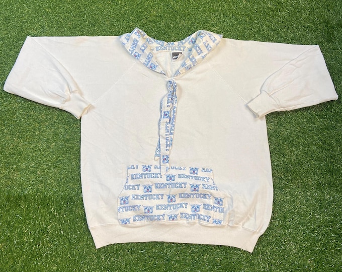 Vintage University of Kentucky Wildcats UK Sweatshirt Made USA Size Xtra Large XL Lexington Go Big Blue Classic Ncaa College Basketball 90s