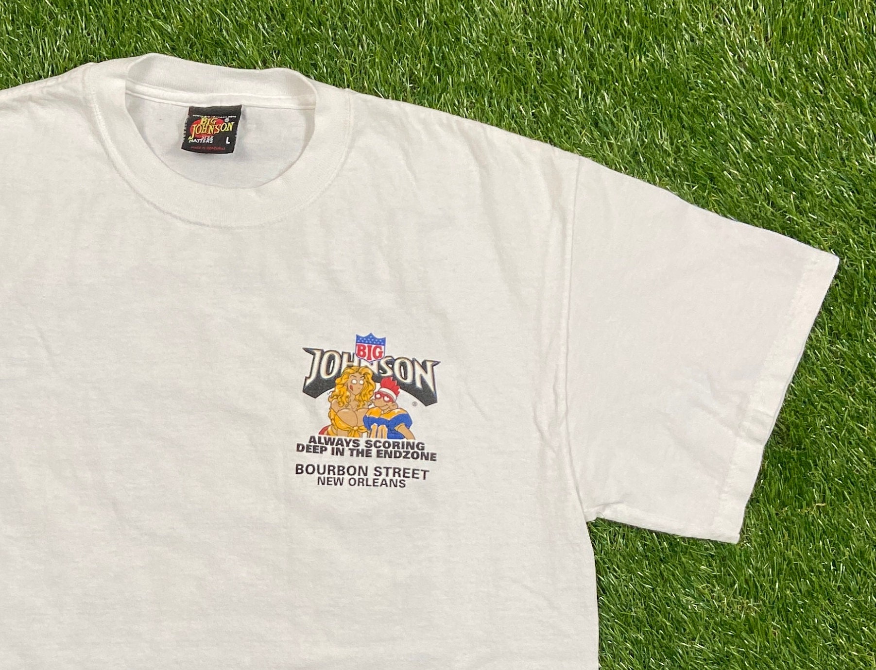 Vintage Big Johnson T Shirt Size Large L NFL Football Maryland Etsy