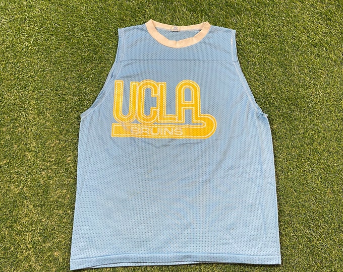 Vintage UCLA Bruins Jersey Artex Made Usa Size Xtra Large XL University California Los Angeles Pasadena NCAA College Basketball 1990s 90s