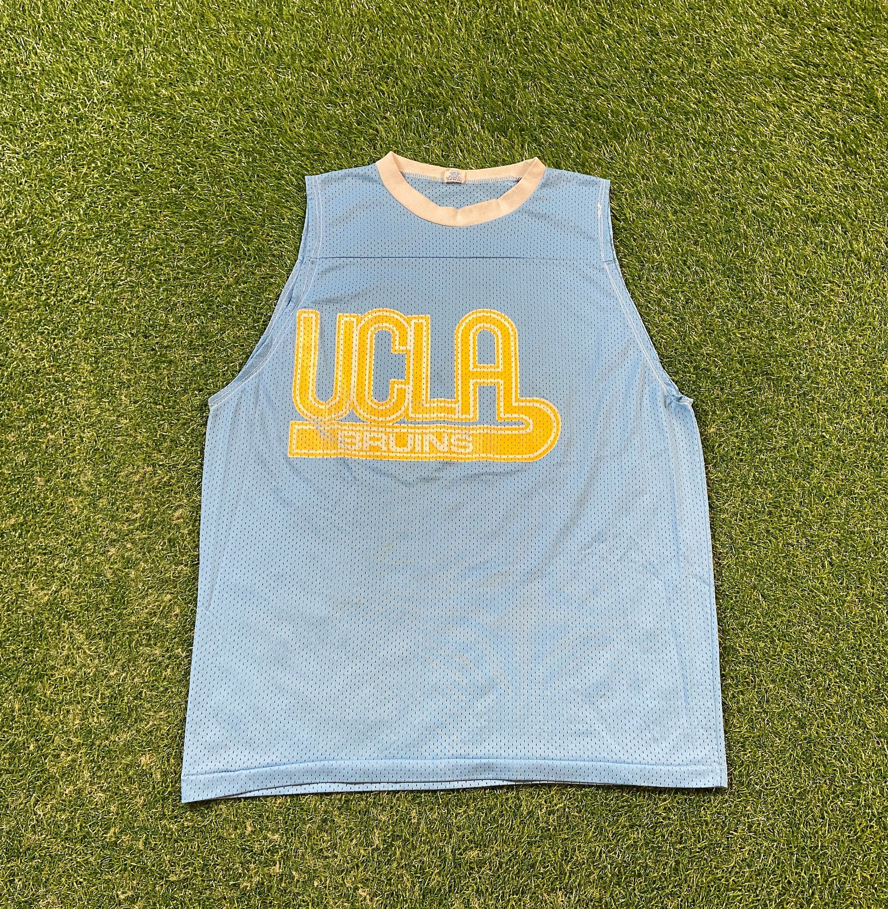 Men's Colosseum Blue UCLA Bruins Turf 'n' Turf Baseball Jersey