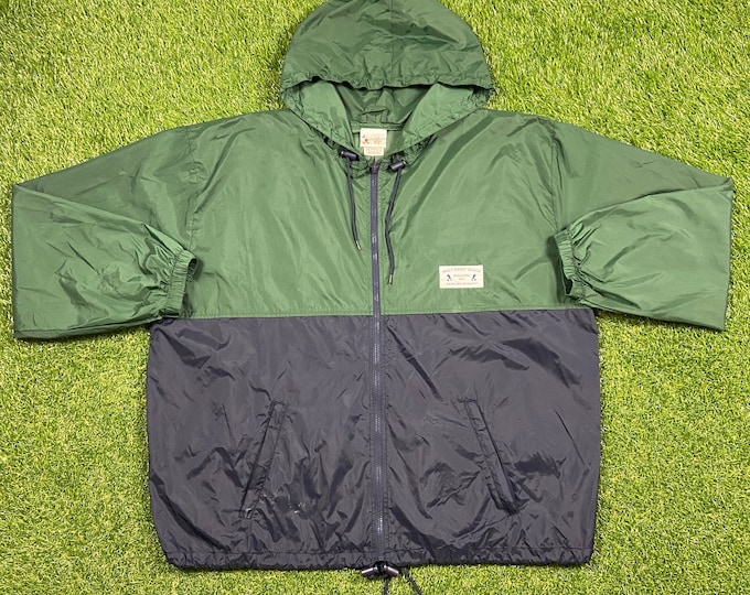 Vintage Walt Disney World Windbreaker Jacket Size XXL 2XL Disneyland Magic Kingdom Mickey Mouse Light Rain Coat 1990s 90s