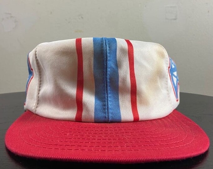 Vintage Houston Oilers Snapback Hat Cap OSFA NFL Football Tennessee Titans Warren Moon Texas 1990s 90s