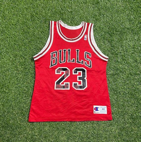 VTG NBA Champion Chicago Bulls Scottie Pippen Jersey Sz 40 Jordan