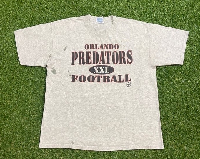 Vintage Orlando Predators T Shirt Tee Size Xtra Large XL Arena Football NFL Florida 00s