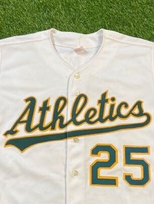 Vintage Oakland A's Athletics #25 Jersey MLB Baseball Made USA Size 44 Xtra Large California American League Mark Mcguire 1990s 90s