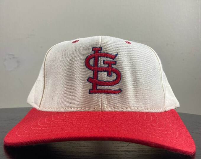 Vintage St Louis Cardinals Snapback Hat OSFA MLB Baseball Missouri Cards Red Pujols 1990s 90s