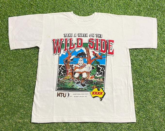 Vintage Northern Territory Rugby Union Inc T Shirt Tee Size Small S Football Classic Sport 1990s 90s