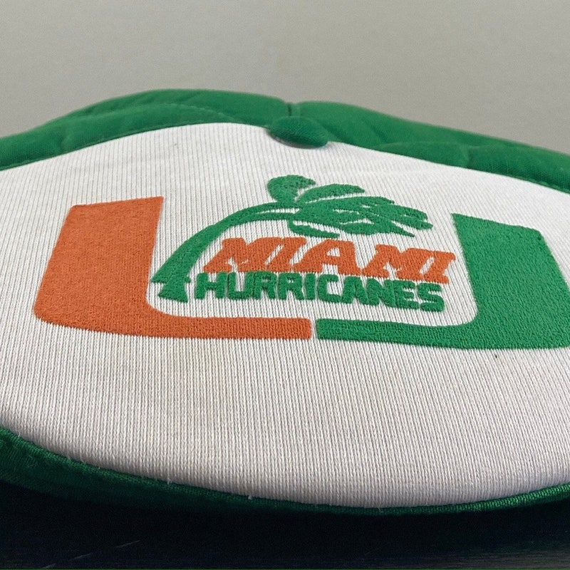 Casquette Miami Hurricanes '47 Verte, Taille Unique, Brodée Ajustable
