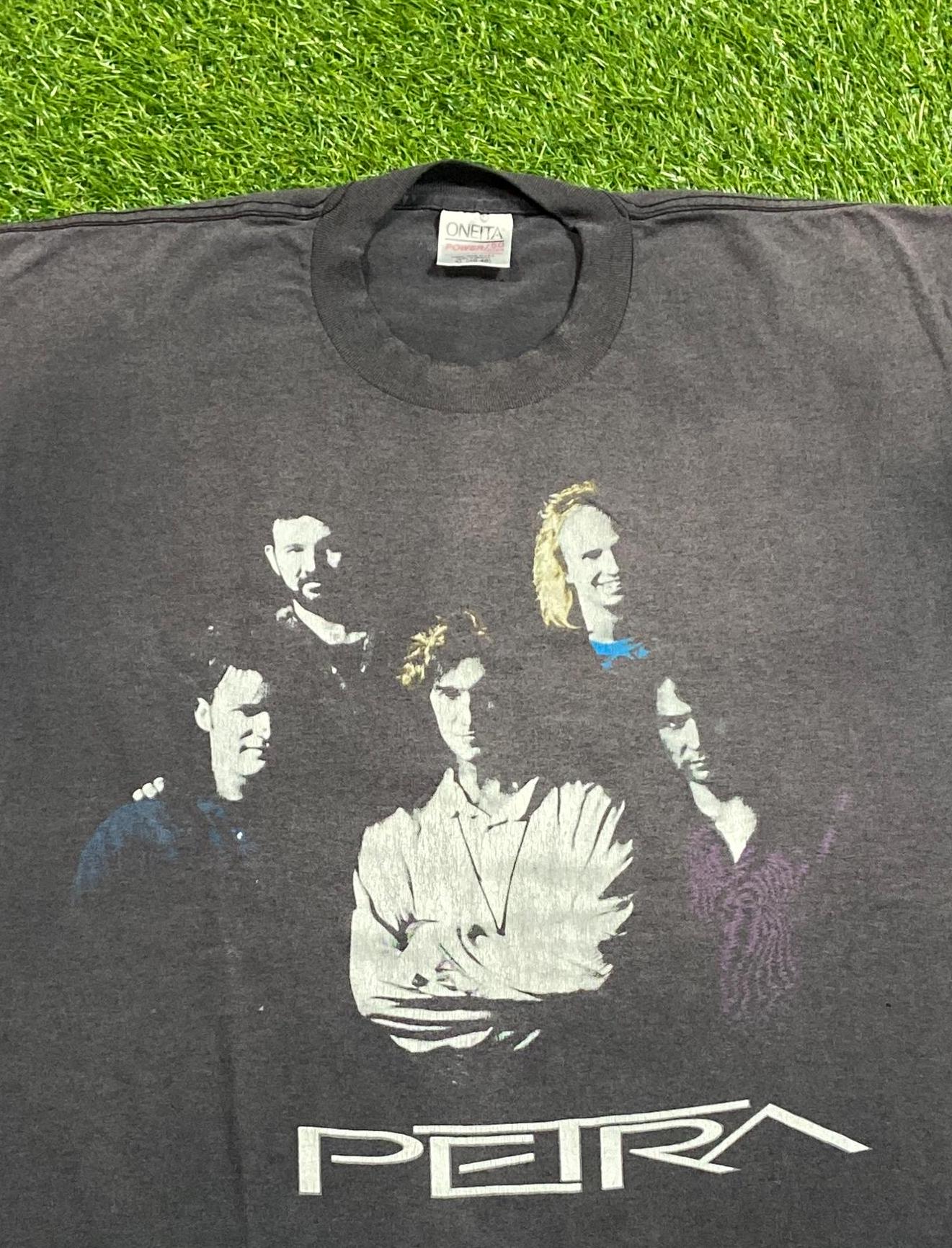 Vintage Petra Unseen Power 93 World Tour T Shirt Tee Made USA Size