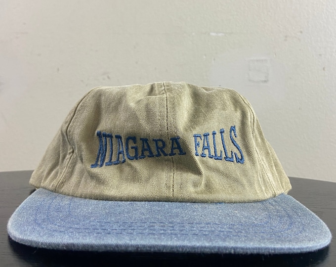 Vintage Niagara Falls Snapback Hat OSFA New York State Park Canada 1990s 90s