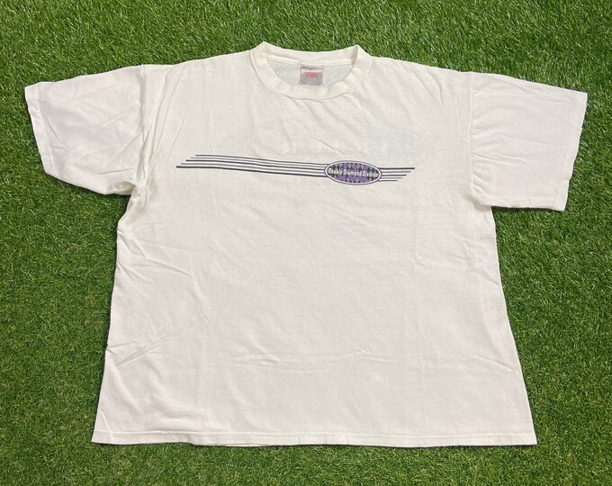 Vintage Double Diamond Division T Shirt Tee Made USA Size Xtra Large XL Ski Resort Jackson Hole Wyoming 1990s 90s