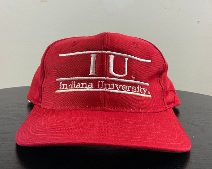 Vintage Indiana Hoosiers Snapback The Game OSFA NCAA College Basketball IU University