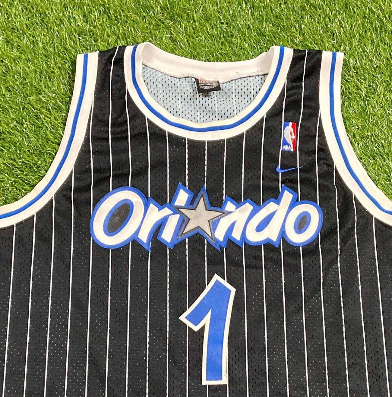 Rare NBA Champion European Cut Tracy McGrady Orlando Magic Jersey Men Sz  Large L