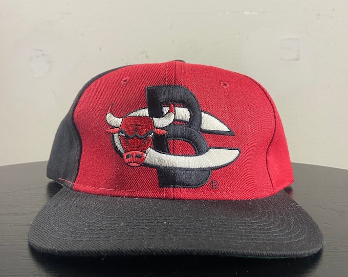 Vintage Chicago Bulls Snapback Hat OSFA NBA Basketball Michael Jordan Classic Illinois Last Dance 1990s 90s