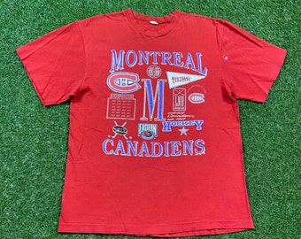 Maillot Vintage Montreal Canadiens – Années 1990, Taille XL, CCM Maska, Fabrication Canada