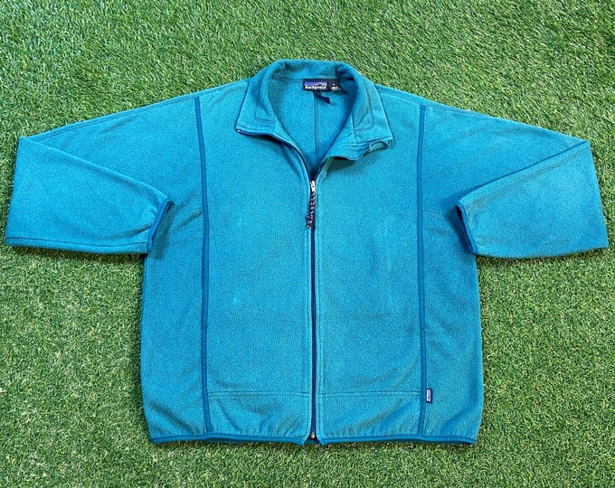 Vintage Patagonia Fleece Sweater Made USA Size Xtra Large XL Outside Wear Warm Cozy Comfy Hiking 1990s 90s
