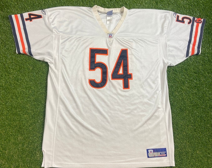 Vintage Chicago Bears Brian Urlacher #54 Jersey Reebok Size 56 XXL 2XL NFL Football Illinois Da Bears Soldier Field 00s