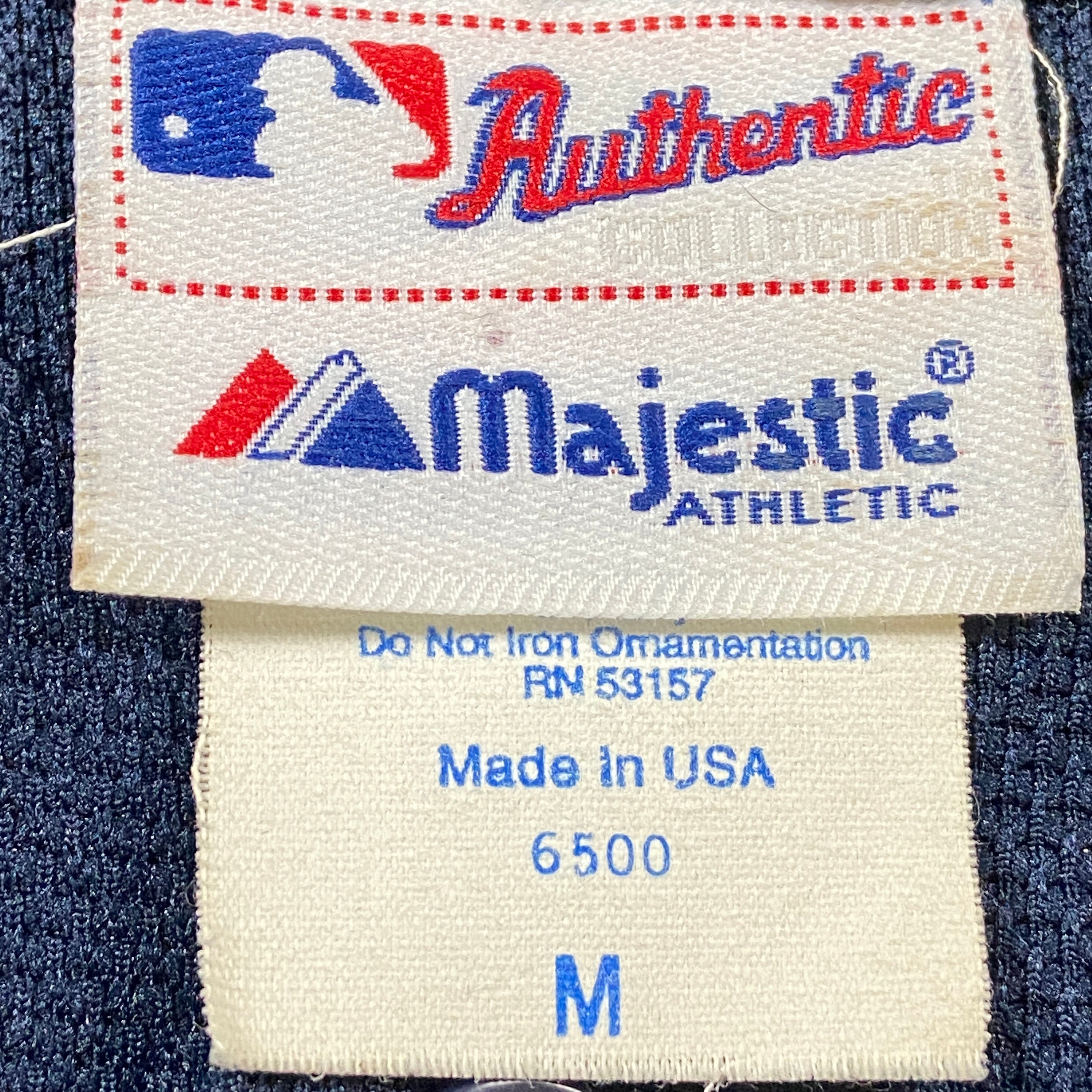 Vintage New York Yankees Baseball Jersey Majestic Made USA 