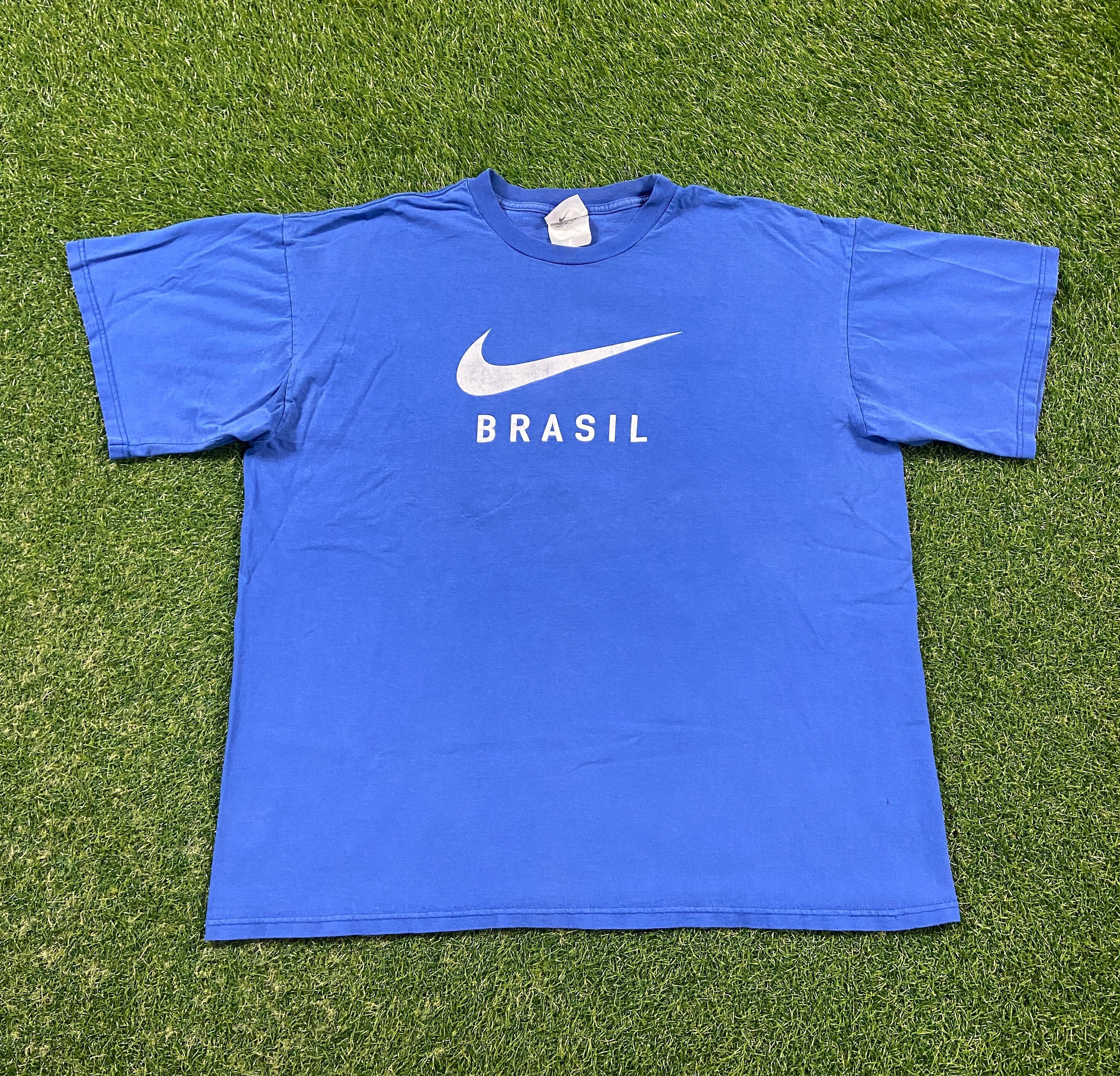 vintage 90s rugby shirt Nike Brasil 10 Mens Size XL | eBay