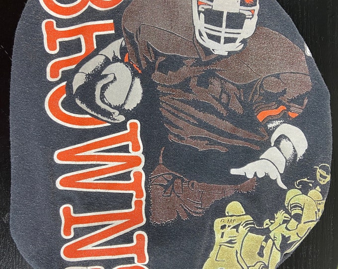 Vintage Cleveland Browns Hat John Caps Size Small / Medium NFL Football Ohio Obj 1990s 90s Chef Cap