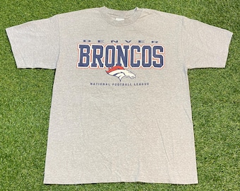 Rare 70s Vintage Denver Broncos Super Bowl XII Cartoon T Shirt