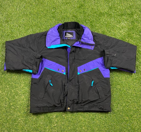 Vintage Cornice Winter Athletic Jacket Size Large L Warm Zipper