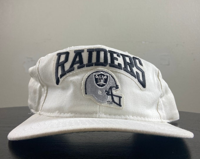 Vintage Oakland Raiders Snapback Hat New Era Cap OSFA Reebok 1990s NFL Football Throwback California Los Angeles Las Vegas Classic