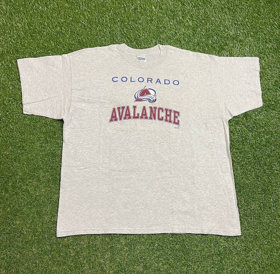 Gildan Colorado Avalanche Logo T-Shirt White L