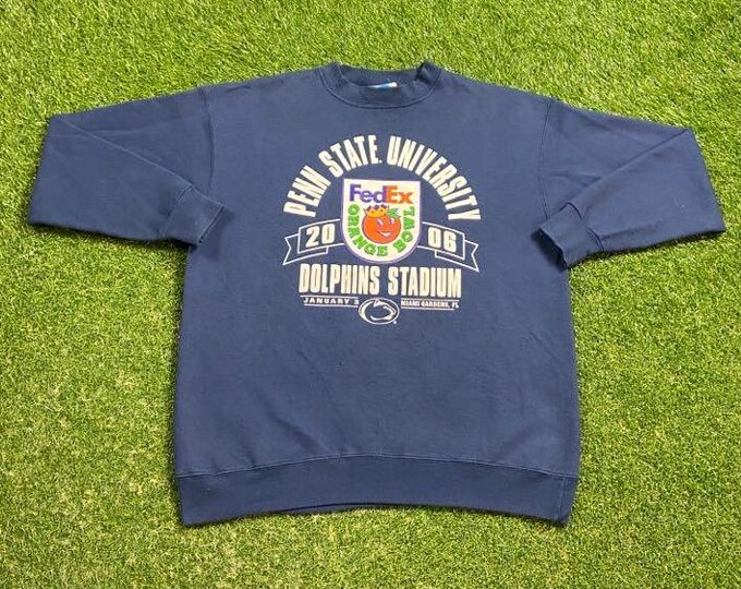 Vintage Penn State University Nittany Lions Crewneck Sweatshirt Size Xtra Large XL NCAA College Football Pennsylvania Pull Over Oversized