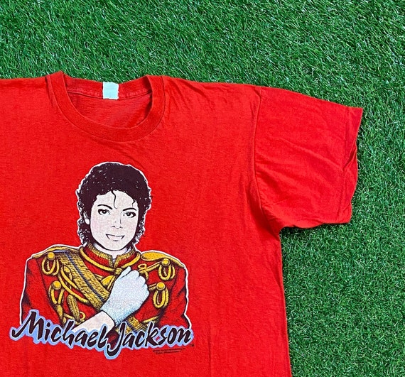 Vintage Michael Jackson T Shirt Music Tee Fruit of the Loom Made
