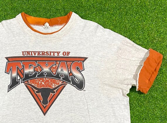 DEADSTOCK vintage 90s UNIVERSITY OF TEXAS LONGHORNS T-Shirt XL ut football NOS 